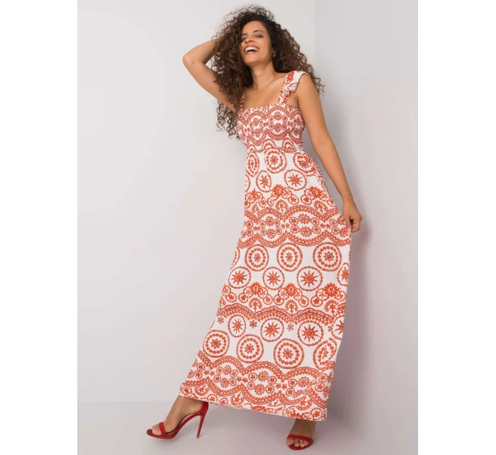 Sukienka DHJ SK model 21294252 pomarańczowy - FPrice