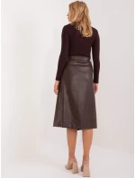 EM SD sukně B9326.64 tmavě hnědá