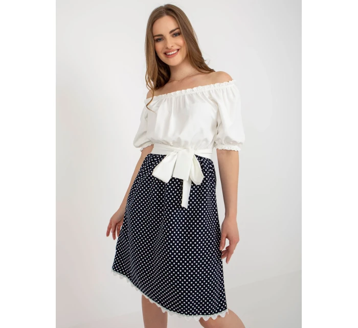 Sukienka LK SK model 18605466 ecru - FPrice Sukienka LK SK model 18605466 ecru - FPrice