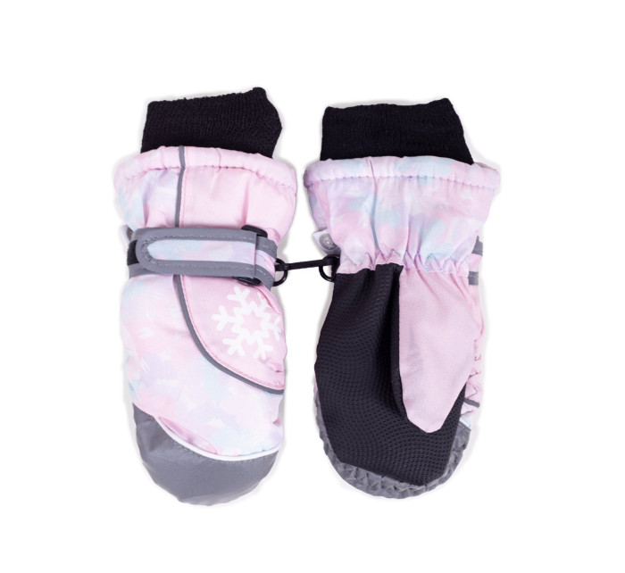 Dětské zimní lyžařské rukavice model 17957996 Pink - Yoclub