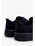 Nízké šněrovací tenisky Big Star LL274967 Černé Nízké šněrovací tenisky Big Star LL274967 Černé