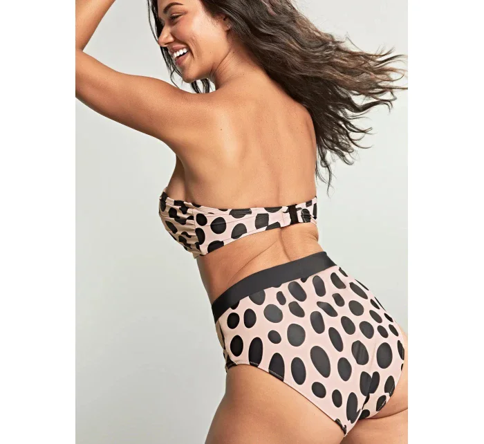 Spodní díl plavek Amalfi SW1775 béžové s puntíky - Panache