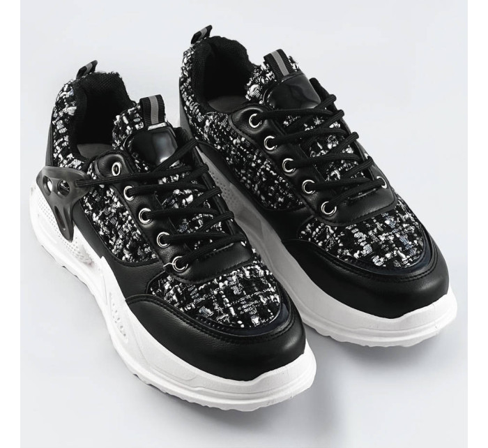 Černé dámské sportovní boty model 17258781 - C'M Paris