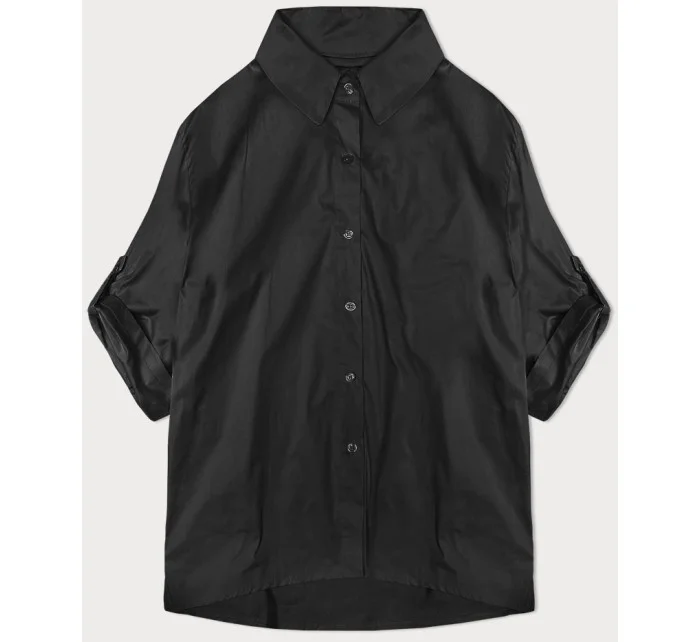 Černá košile s ozdobnou mašlí na zádech model 20082443 - MADE IN ITALY