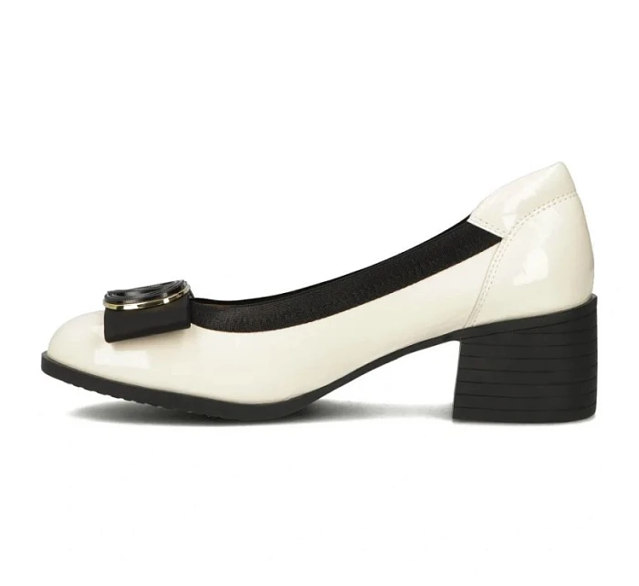 Béžové lakované lodičky Filippo DP6960