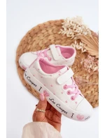 Dětské tenisky Lee Cooper LCW-24-02-2159 Bílé Dětské tenisky Lee Cooper LCW-24-02-2159 Bílé