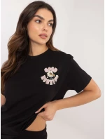 Bluzka model 20614023 czarny - FPrice Bluzka model 20614023 czarny - FPrice