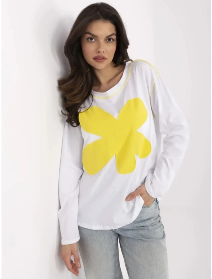 Halenka MI BZ M6169.03 bílá žlutá Halenka MI BZ M6169.03 bílá žlutá