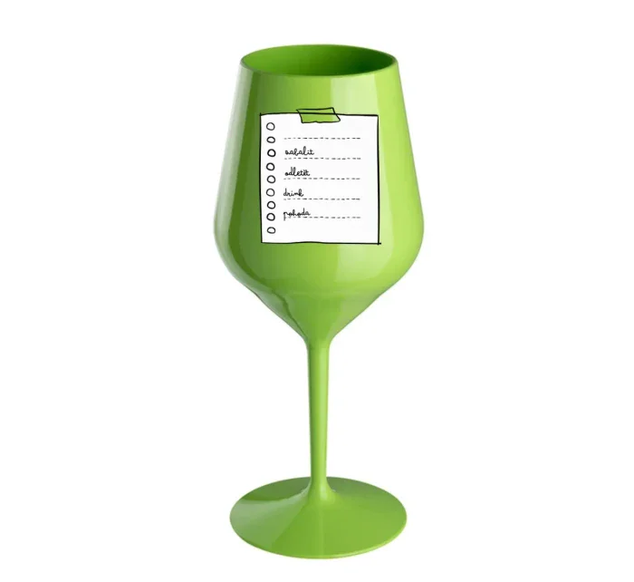 Personalizovaná nerozbitná sklenice 470 ml - TO DO LIST 