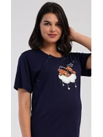 Dámská noční košile mateřská Méďa na obláčku