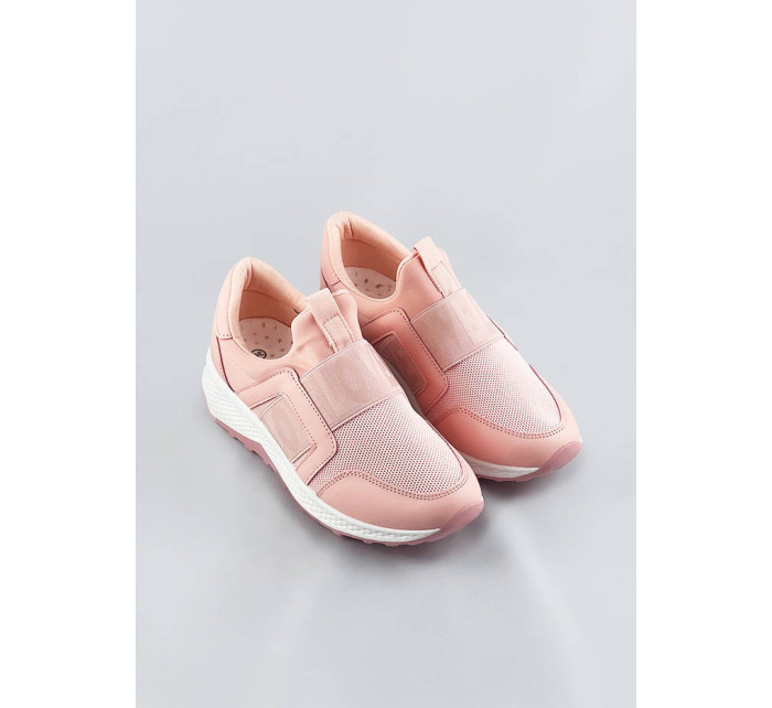 Růžové dámské boty slip-on (C1003)