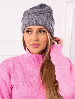 Dámská čepice  tmavě šedá model 18751811 - K-Fashion