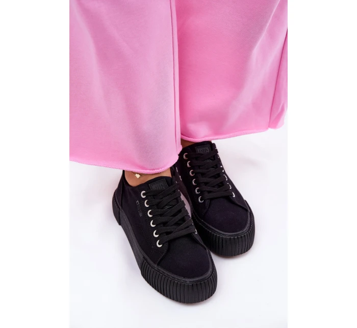 Dámské Textilní Tenisky Big Star RR274403 Černé Dámské Textilní Tenisky Big Star RR274403 Černé