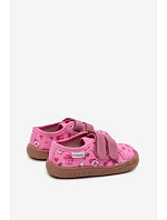 Dětské dívčí barefoot pantofle Růžové model 22100987 - Milami Dětské dívčí barefoot pantofle Růžové model 22100987 - Milami