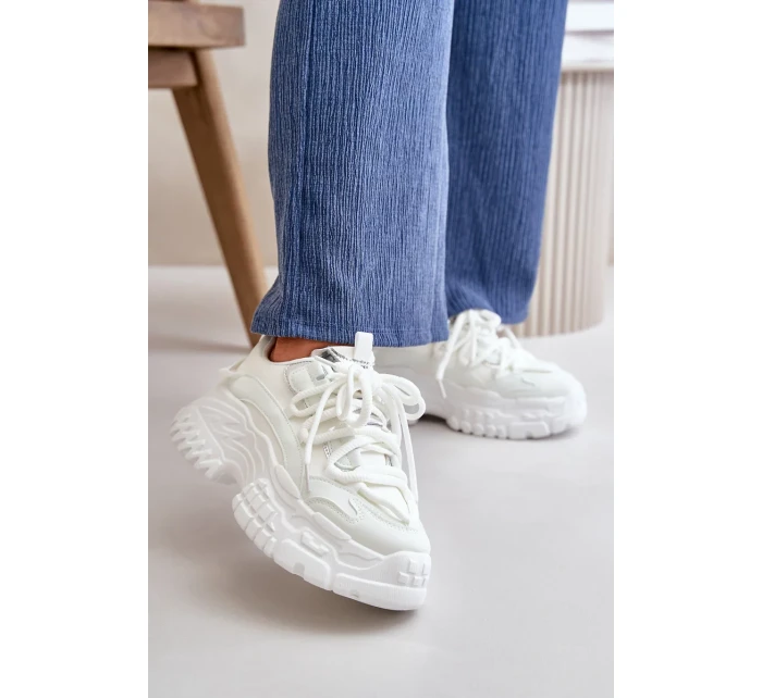 Dámské tenisky na masivní podrážce bílé Nevela Dámské tenisky na masivní podrážce bílé Nevela