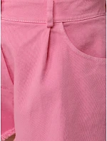 Spodenki damskie jeansowe na z różowe model 22210610 - FashionStreet Spodenki damskie jeansowe na z różowe model 22210610 - FashionStreet
