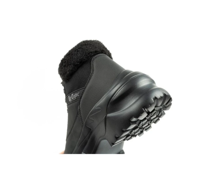 dámská sportovní obuv zimní model 21406114 zateplená černá dámské šněrovací boty - Lee Cooper