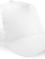 Beechfield B 640B Dětská 5 panelová kšiltovka Trucker 53.640B white/white