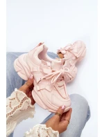 Dámské tenisky na masivní podrážce růžové model 21648323 - Boto Dámské tenisky na masivní podrážce růžové model 21648323 - Boto