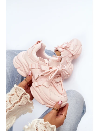 Dámské tenisky na masivní podrážce růžové model 21648323 - Boto Dámské tenisky na masivní podrážce růžové model 21648323 - Boto