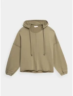 Dámská oversize mikina OTHSS23TSWSF287-48S khaki - Outhorn