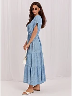 Dámské šaty IT SK model 22366734 světle modré - FPrice Dámské šaty IT SK model 22366734 světle modré - FPrice