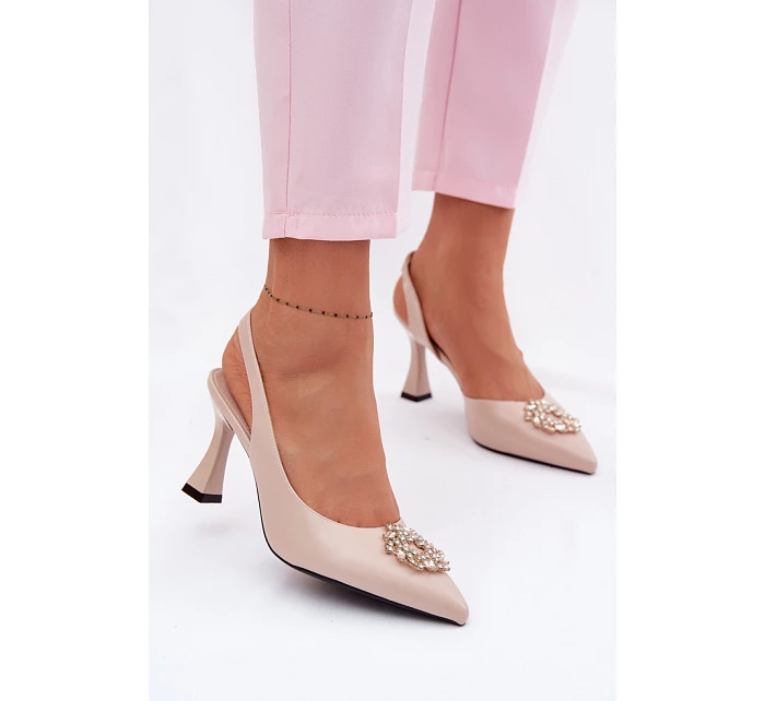 Sandály na podpatku  model 226502 Step in style