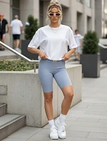 Dámské sportovní cyklistické kraťasy, modré, FashionStreet SY0560