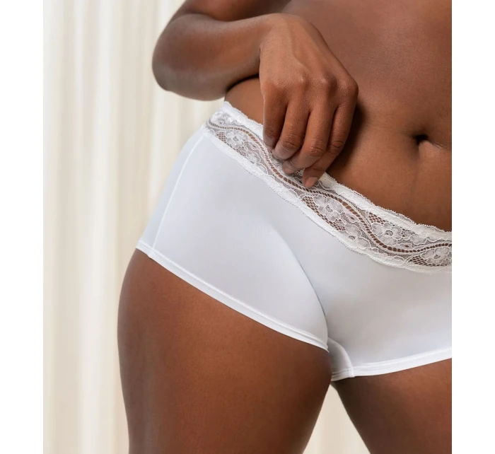 Dámské kalhotky Lovely Micro Short bílé - Triumph Dámské kalhotky Lovely Micro Short bílé - Triumph