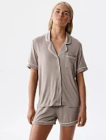 Pyžamo Atlantic NLP-496 kr/r S-2XL pruhované
