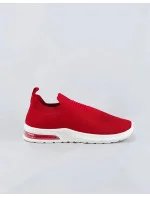 Červené dámské nazouvací sportovní boty model 17110172 - H&D