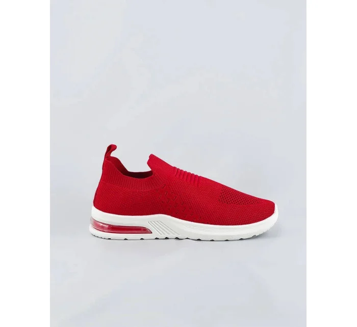 Červené dámské nazouvací sportovní boty model 17110172 - H&D