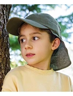 Kid Dětská 6 panelová kšiltovka s ochranou krku olive model 22479177 - Atlantis Headwear Kid Dětská 6 panelová kšiltovka s ochranou krku olive model 22479177 - Atlantis Headwear