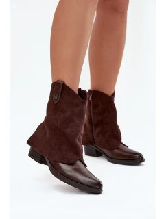 Boty na podpatku model 217811 Step in style