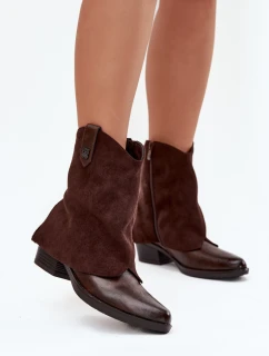 Boty na podpatku  model 217811 Step in style