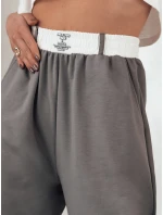 Dámské tmavě šedé kalhoty MINAM FashionStreet UY2012