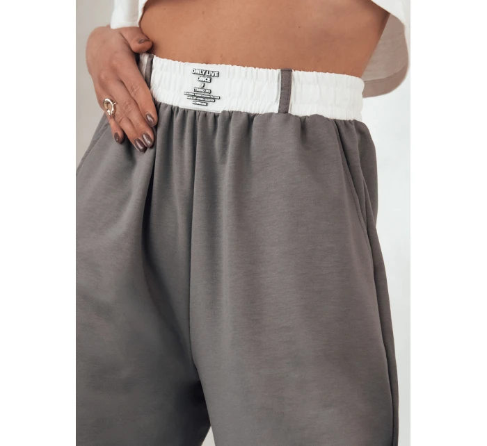 Dámské tmavě šedé kalhoty MINAM FashionStreet UY2012