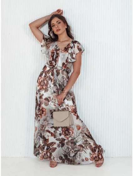 MARISOL maxi šaty světle šedé FashionStreet EY2500