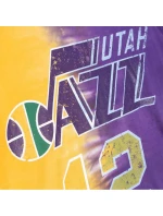 Bavlněné tričko Mitchell & Ness NBA Utah Jazz John Stockton Tie Dye - TTNK3206-UJAYYJSTYWPR