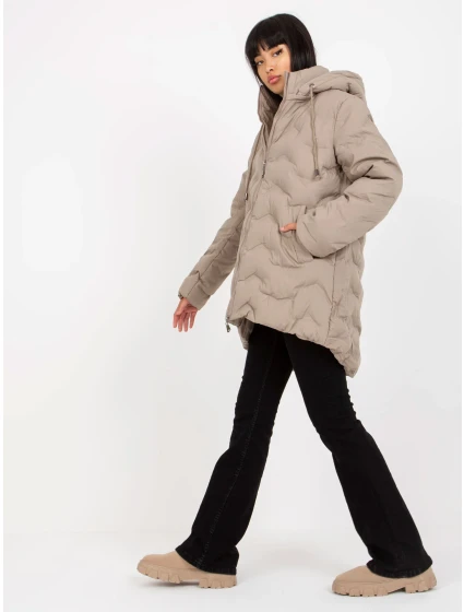 Dámská bunda NM KR P22 6632 62.00P béžová Dámská bunda NM KR P22 6632 62.00P béžová