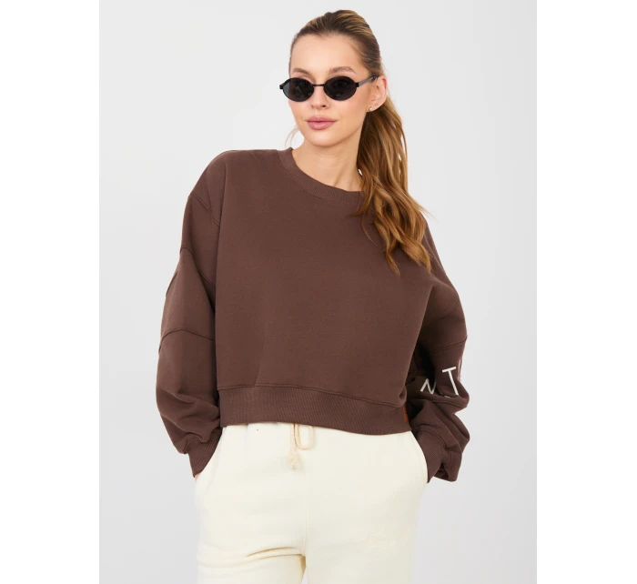 Mikina NS BL NS26117.02 hnědá