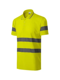 HV Runway polokošile unisex fluorescenční žlutá