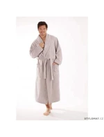 Unisex župan Tampa s kapucí model 18843793 sv. hnědý - Vestis Unisex župan Tampa s kapucí model 18843793 sv. hnědý - Vestis