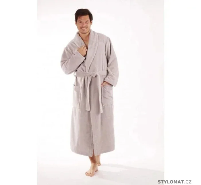 Unisex župan Tampa s kapucí model 18843793 sv. hnědý - Vestis Unisex župan Tampa s kapucí model 18843793 sv. hnědý - Vestis