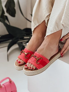 Dámské žabky  červené  model 22353076 - FashionStreet