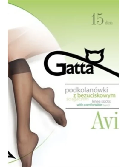 Hladké dámské podkolenky AVI - 20 DEN