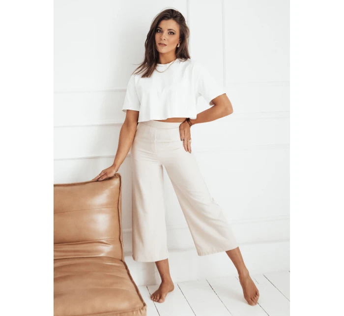Dámské kalhoty  light beige Dstreet model 21972558 - FashionStreet