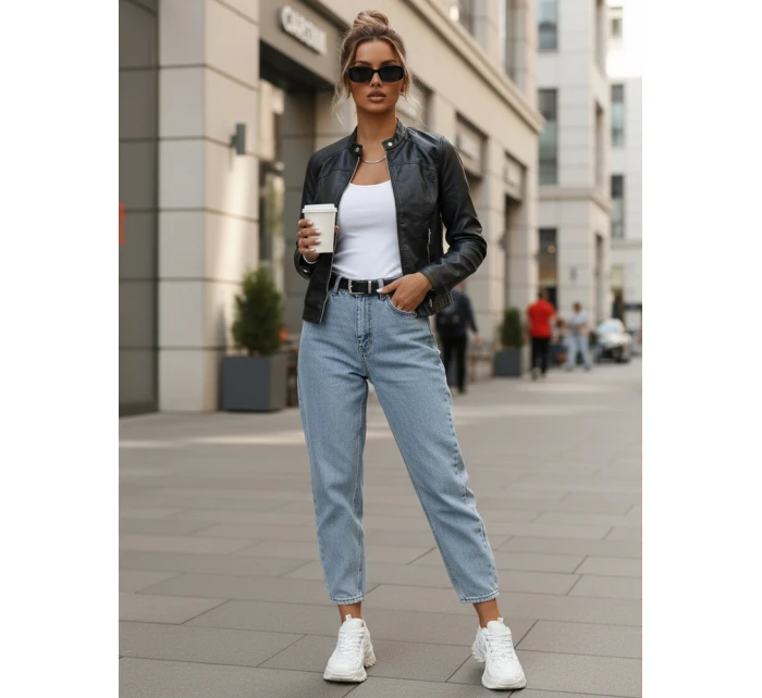 Dámská kožená bunda TIFANNY black FashionStreet TY4548