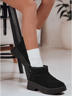 Dámské sněhule s tlustou podrážkou černé FashionStreet ZY1284