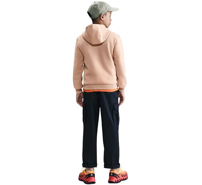 Dětská mikina Nike Sportswear Club Fleece béžová FD3000 200 Dětská mikina Nike Sportswear Club Fleece béžová FD3000 200